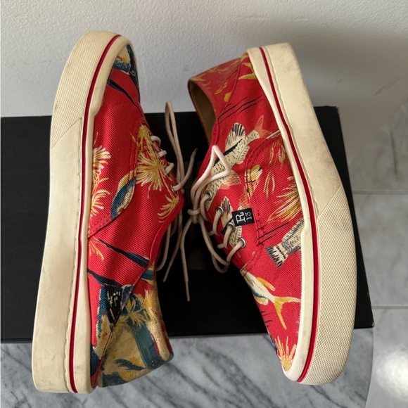 R13 Red Fish Lace-Up Sneakers - Picture 6 of 10